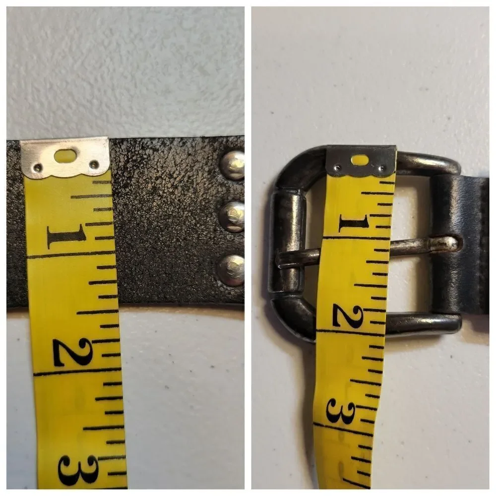 Chassis Hipwear Brutalist Raw Leather and Tarnished Silver Belt